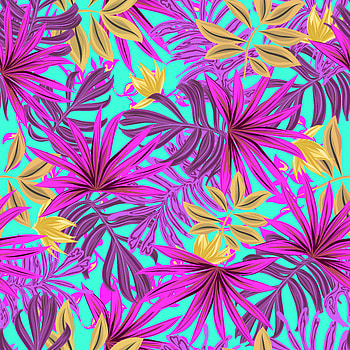 Art, Leaves, Bright, Miscellanea, Miscellaneous, Tropical HD phone wallpaper