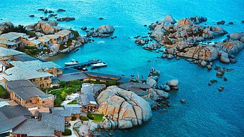 Hotel & Spa des Pecheurs, Ile de Cavallo, Corsica Island, Luxurious getaway HD wallpaper
