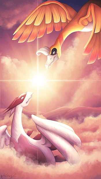 Lugia Pokemon, Beyond the clouds HD phone wallpaper