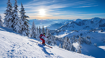 Skiing Adventure in : A Winter Wonderland Unveiled, skiing, winter, mountain, snow, Outdoor Adventure, Snowy Mountain HD wallpaper