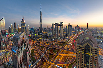 Sheikh Zayed Road, skycrapper, buildings, dubai, world, highway HD wallpaper
