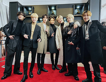 BTS Grammy , Red carpet fashion, Music industry recognition, Global superstars HD wallpaper