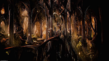 Mirkwood, Mirkwood , Enchanting forest, Majestic trees HD wallpaper
