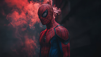 Shadows Of Spiderman, spiderman, superheroes, digital-art, artwork, ai, art HD wallpaper