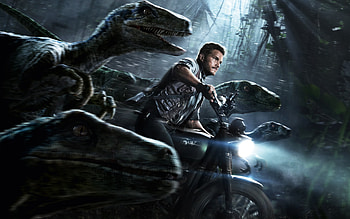 Jurassic World, Velociraptor HD wallpaper