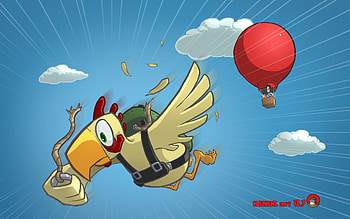 video game, Chickens Can't Fly HD wallpaper