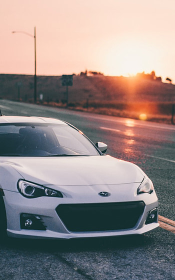 Subaru BRZ, Sunset, Ultra HD phone wallpaper