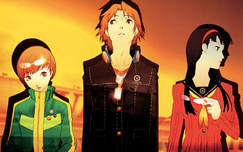 Persona 4 The Animation, amagi yukiko, hanamura yosuke, persona 4, satonaka chie HD wallpaper