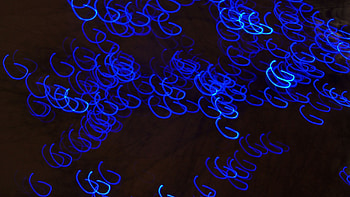 Abstract, Smoke, Dark, Shine, Light, Neon, Figurines, Figures HD wallpaper
