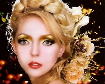 Pretty Face, face, blond, woman, artistic HD wallpaper