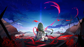 Phrolova on the Ridge — Wuthering Waves, Video Game, Phrolova (Wuthering Waves), Game Landscape HD wallpaper