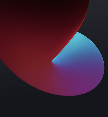 Red-blue, abstract iPad OS 14 HD phone wallpaper
