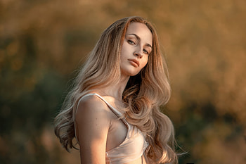 Blonde Girl Wavy Hairs , blonde, hairs, girls, model HD wallpaper