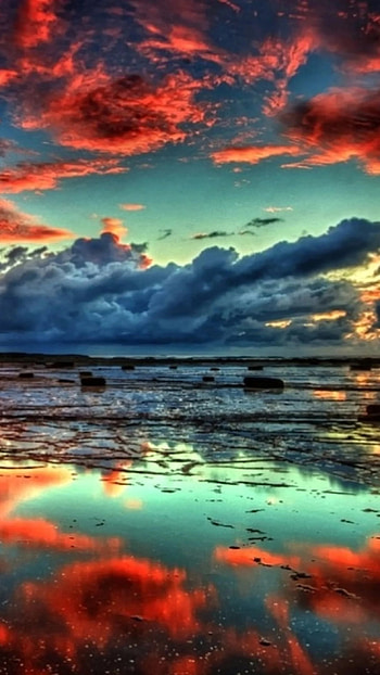 4 k, Clouds HD phone wallpaper