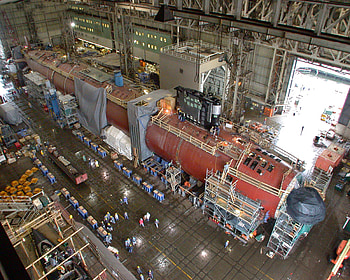 SSN 774 USS Virginia under construction, attack submarine, uss virginia, navy, ssn 774 HD wallpaper