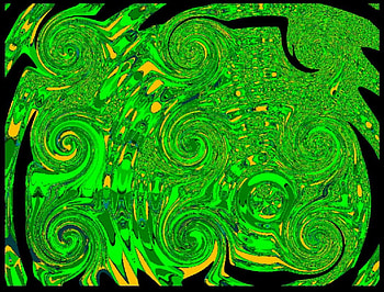 GREEN BLOB, GREEN, BLACK, ABSTRACT, BLOB HD wallpaper