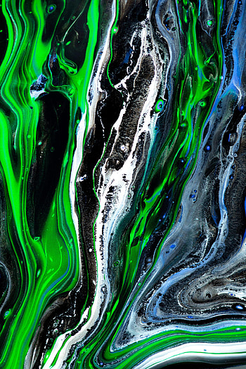 Abstract, Divorces, Multicolored, Motley, Paint, Liquid, Mixing HD phone wallpaper