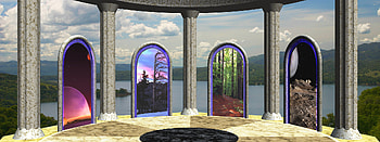 Door, Fantasy, Artistic HD wallpaper