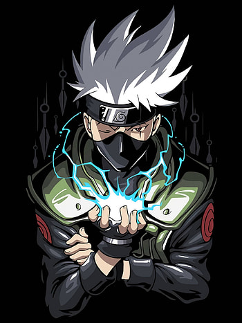 Kakashi Hatake Naruto Dark Black Art Resolution , Artist , , and Background - Den, Naruto Dark HD phone wallpaper
