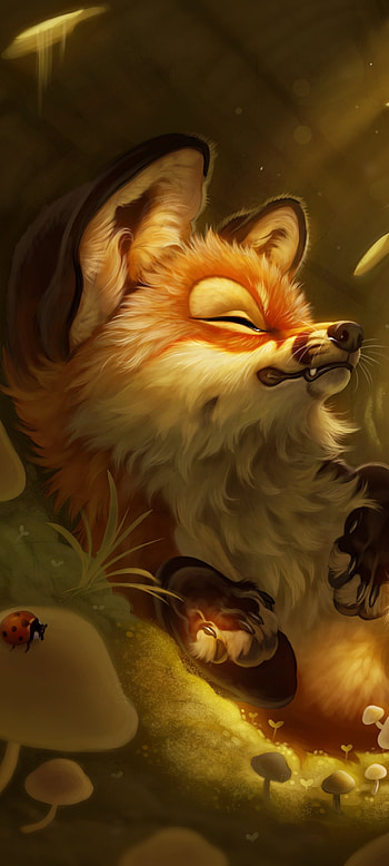Feyfox Dream — , fantasy, fox HD phone wallpaper