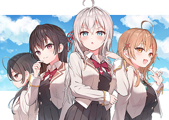Anime : Alya's Subtle Emotions Unveiled in Russian Flair, Anime, Alya Sometimes Hides Her Feelings in Russian HD wallpaper