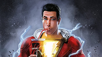 Shazam Drinking Coke, shazam, superheroes, artwork, digital-art, artist, artstation HD wallpaper