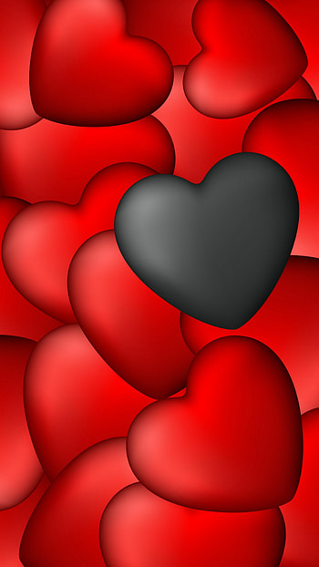 Neon heart lights, Vibrant colors, Artistic expression, Love and passion HD phone wallpaper