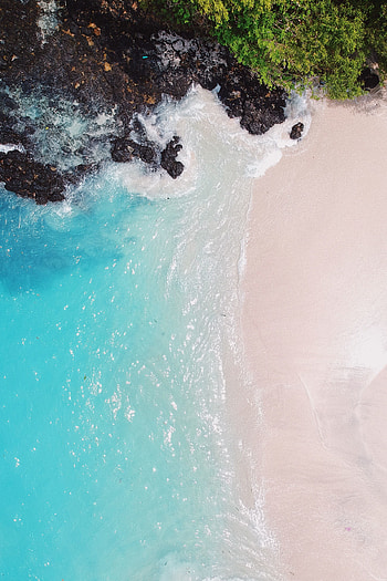 Clean, beach, sea, nature HD phone wallpaper
