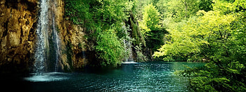 Dual monitor nature , Scenic beauty on multiple screens HD wallpaper