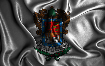 Michoacan de Ocampo flag, , silk wavy flags, mexican states, Day of Michoacan de Ocampo, fabric flags, Flag of Michoacan de Ocampo, 3D art, Michoacan de Ocampo, North America, States of Mexico, Michoacan de Ocampo 3D flag, Mexico HD wallpaper