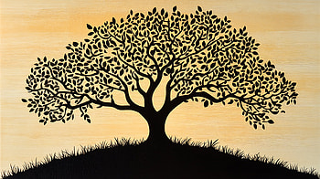Stunning Tree Silhouette - Ultra, tree, tree silhouette, silhouette, nature, leaf HD wallpaper