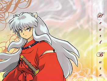 Heart Burn, inuyasha, dogears, heart, burn HD wallpaper