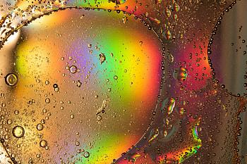 Abstract, Bubbles, Macro, Multicolored, Motley HD wallpaper