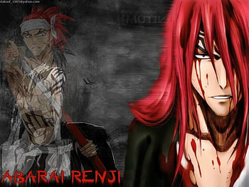 Renji Abarai, soul reaper, bleach, squad 6 HD wallpaper