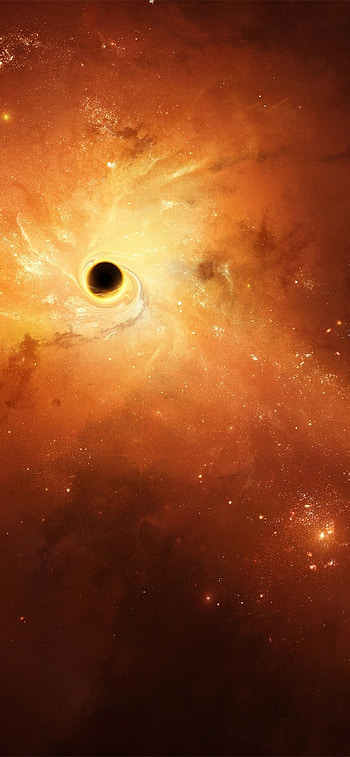 Black holes in space, cosmic , Stellar enigmas HD phone wallpaper
