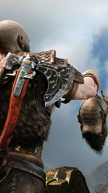 Kratos (God Of War), video game, God of War (2018) HD phone wallpaper