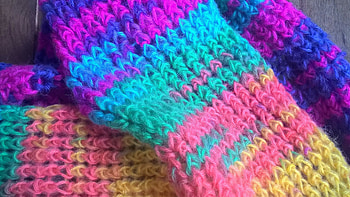 DIY wool scarf, Multicolored and warm, Cold weather accessory, Stylish arm warmers HD wallpaper