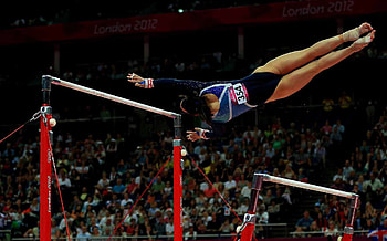 Elizabeth Tweddle, Uneven Bars HD wallpaper
