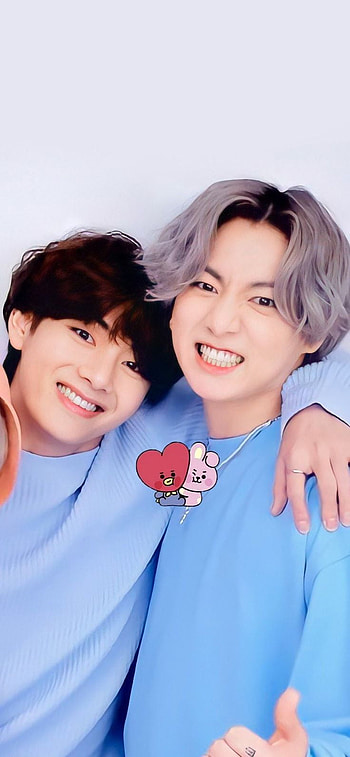 BTS taekook. Taekook, Bts , Bts , Taekook Cute HD phone wallpaper