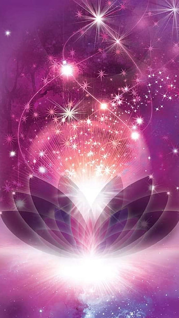 Lotus, roxo, espiritual HD phone wallpaper
