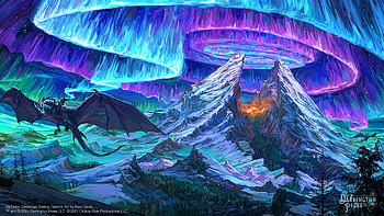 Majestic Dragon in a Fantasy, fantasy, dragon HD wallpaper