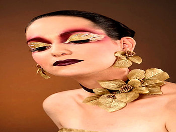 AUTUM MAKE UP, autum, lady, pretty, make up HD wallpaper