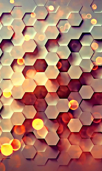 honeycomb, Mobile , Modern motif, Sleek pattern HD phone wallpaper