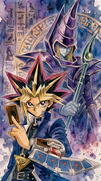 Yu-Gi-Oh! — Yugi & Dark Magician | Millennium | Heart of the Cards HD phone wallpaper