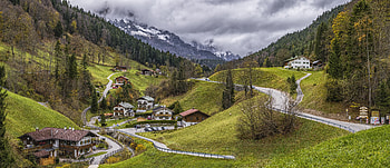 Nature, Mountains, Relaxation, Rest, Buildings, Idyll HD wallpaper