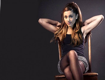 Ariana Grande, model, , 2016, singer, beautiful, actress, Ariana, Grande, stockings HD wallpaper