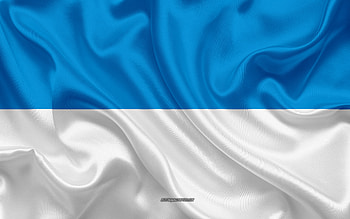 Flag of Uyuni, , silk texture, Uyuni, Bolivian city, Uyuni flag, Bolivia HD wallpaper