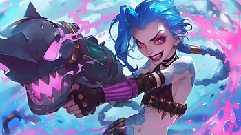 Jinx Unleashed - League of Legends, video game, League Of Legends, Jinx (League Of Legends) HD wallpaper