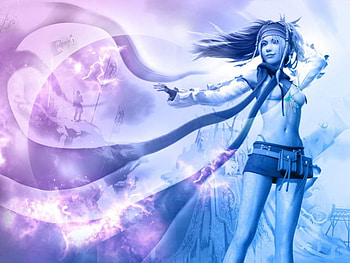 rikku, girl, fantasy, light, beauty HD wallpaper