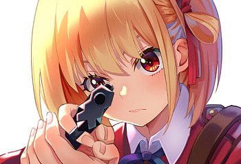 Chisato Nishikigi, Chisato Nishikigi, Anime, Lycoris Recoil HD wallpaper